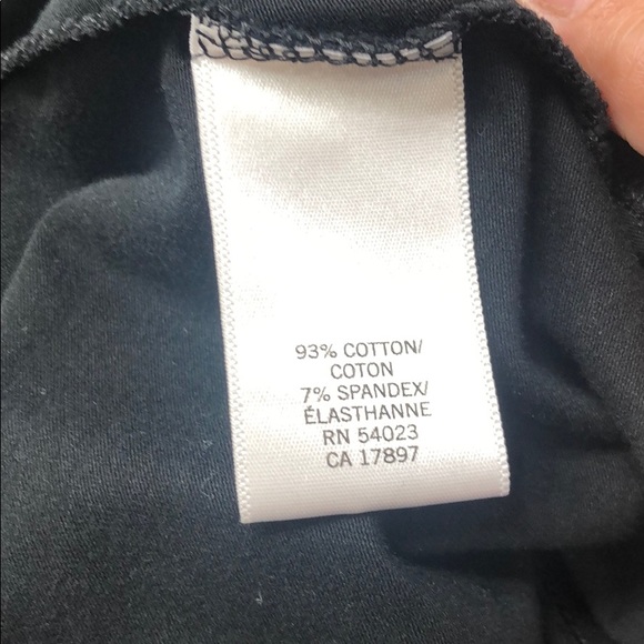 Banana Republic black top with gathers size medium - Picture 3 of 4